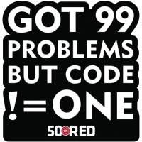 @50onRed